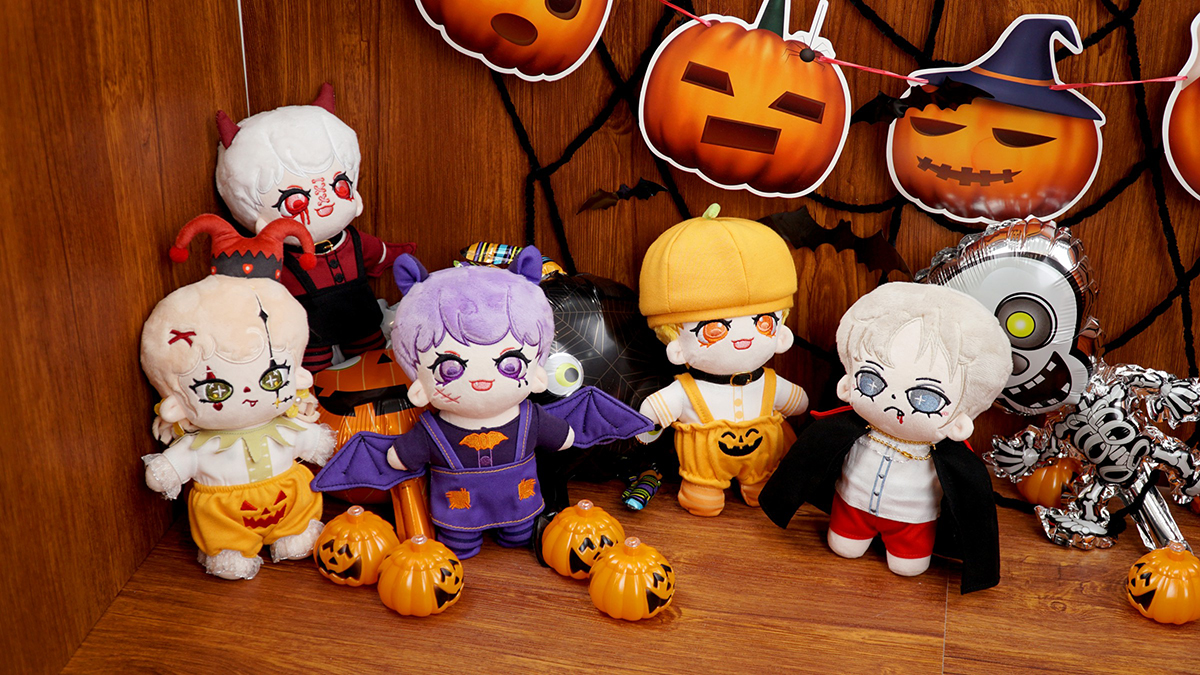 Halloween stuffed plush dolls